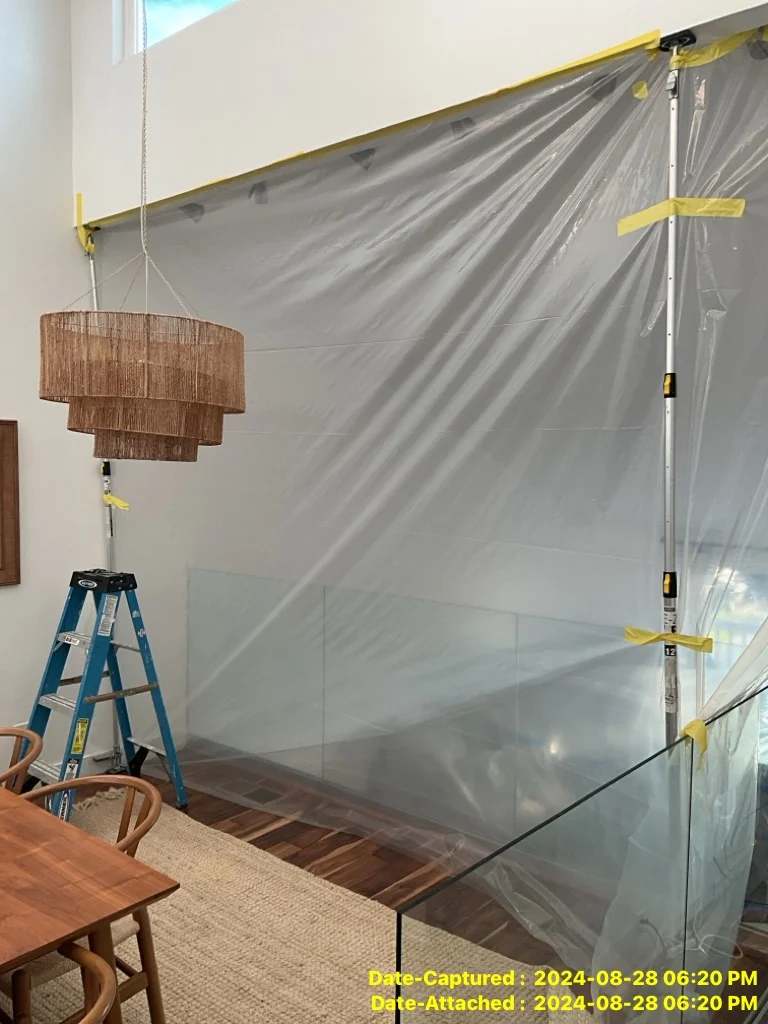 Whole-Home Smoke Remediation - before restoration in Rancho Santa Fe