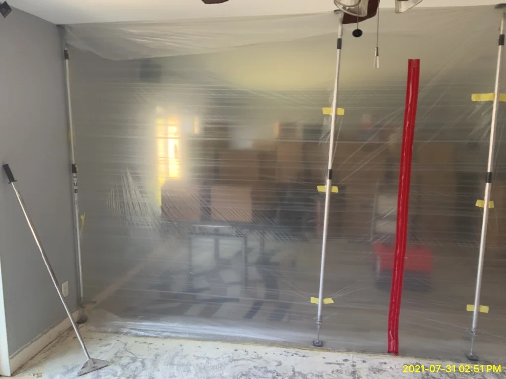 Septic System Overflow - completed restoration in Encinitas