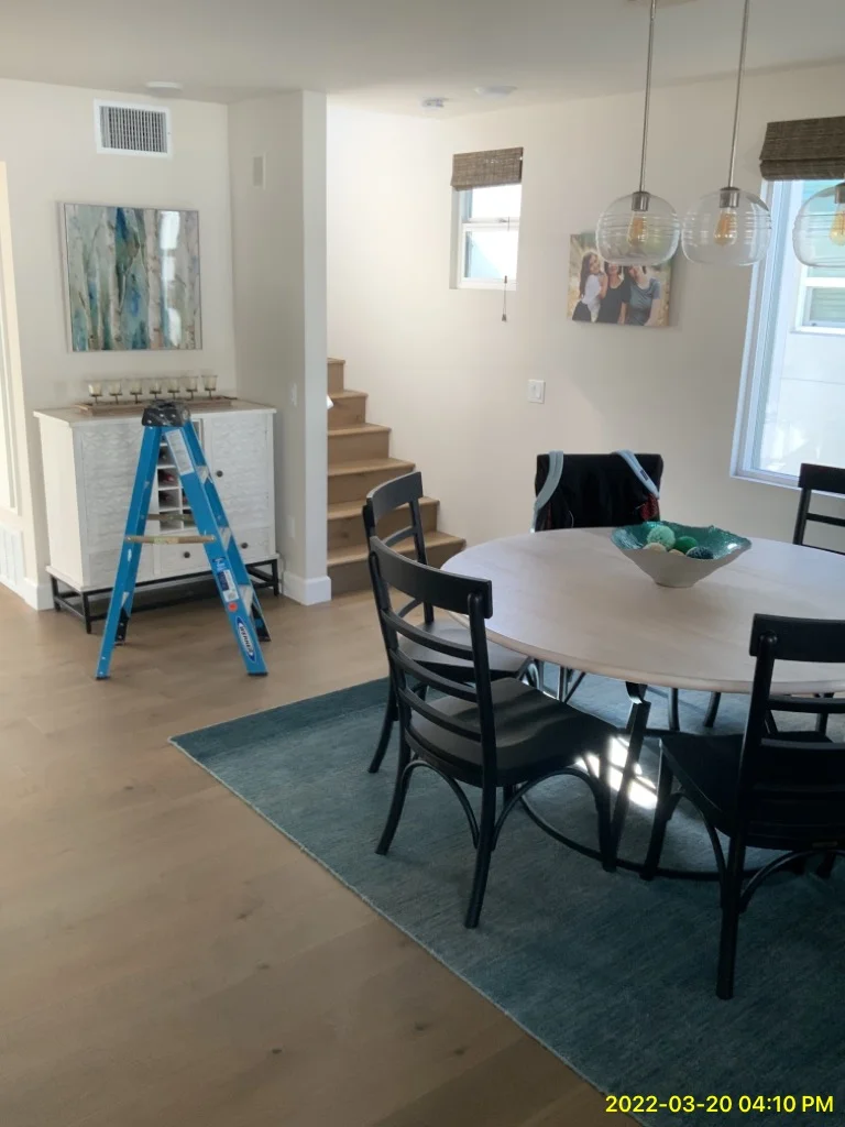 Second-Story Bathroom Overflow - completed restoration in Encinitas