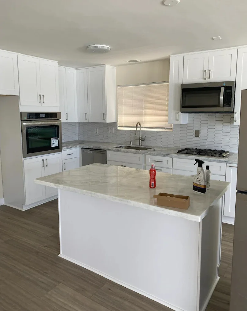 Kitchen Grease Fire Restoration - completed restoration in Carlsbad