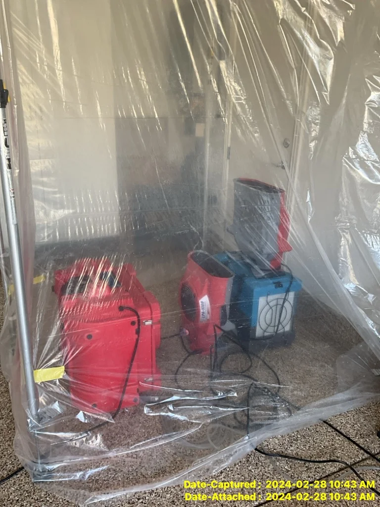 Water Heater Rupture in Garage - completed restoration in San Marcos